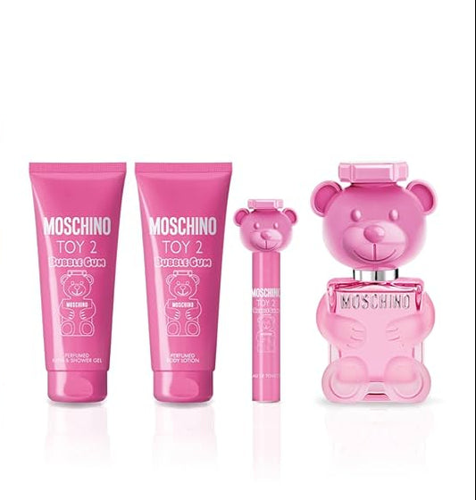 Toy 2 Bubble Gum By Moschino For Woman 4Pcs Set EDT Spray