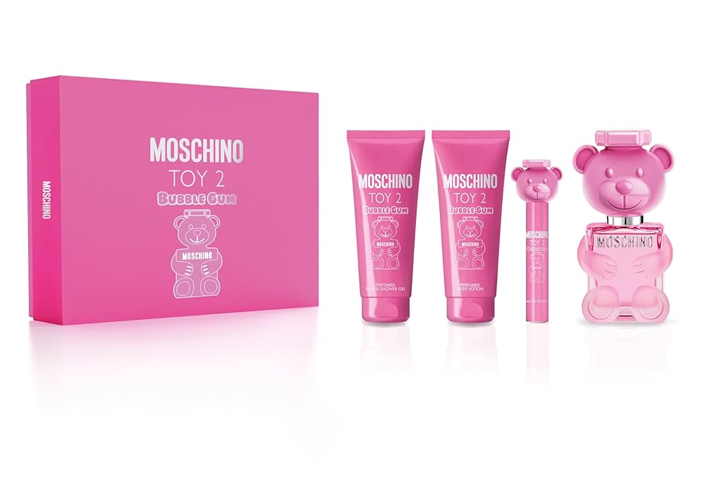 Toy 2 Bubble Gum By Moschino For Woman 4Pcs Set EDT Spray